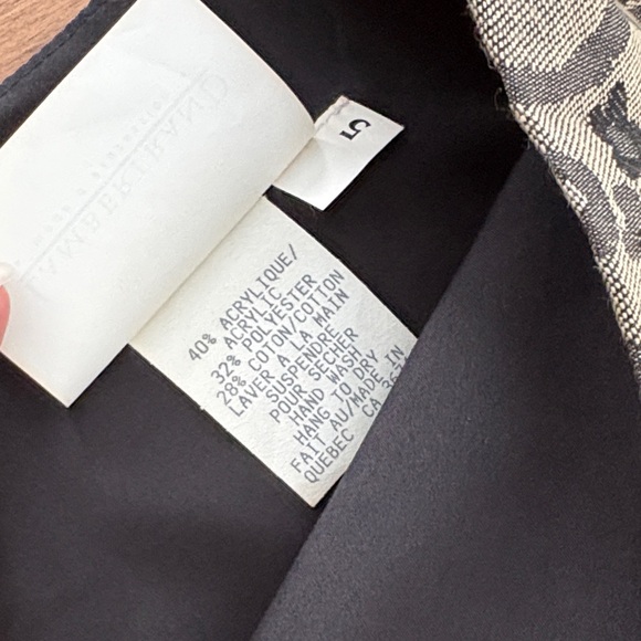 Vintage LambertRand Brocade Two-Piece Set in Golden/Tan & Black - Picture 6 of 10